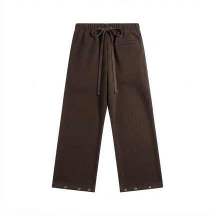 Custom Wide Leg Sweatpants with Adjustable Hem