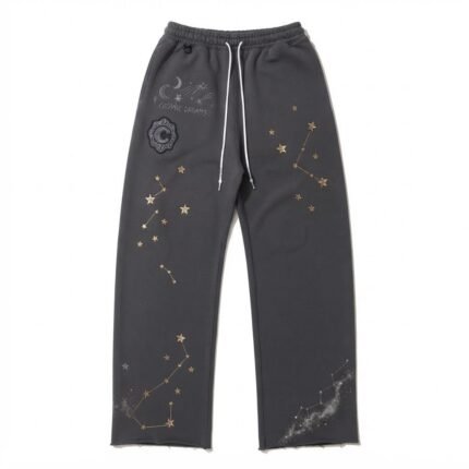 Custom Embroidered Constellation Sweatpants