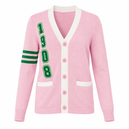 Vintage V-Neck Collegiate Pullover Sweater – Retro Varsity Style