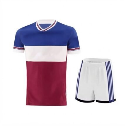 Blue & Maroon Hurling Uniform | Custom Hurling Jersey & Shorts Set