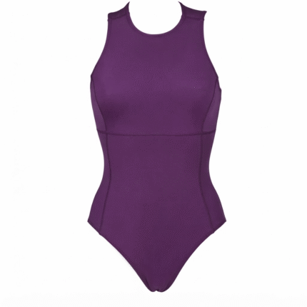 Purple One-Piece Water Polo Suit