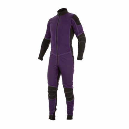 Custom Skydiving Jumpsuit – Purple & Black Performance Skydiving Suit